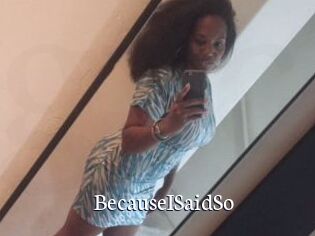 BecauseISaidSo