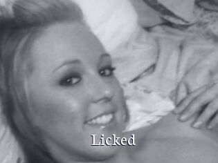 Licked