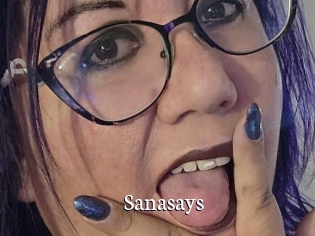 Sanasays